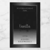 非常にエレガント白黒の製品ラグラデーションベル フードラベル (シングルラベル)