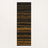 非常にオカッコいいレモダンンジストライプの ヨガマット (裏面)