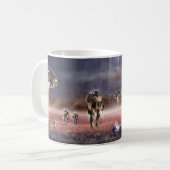 非常にカッコいいエイリアン惑星 コーヒーマグカップ (正面左)