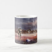 非常にカッコいいエイリアン惑星 コーヒーマグカップ (中央)