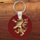 非常にカッコいいコートの腕のスタイルライオンは贈り物 キーホルダー (正面)