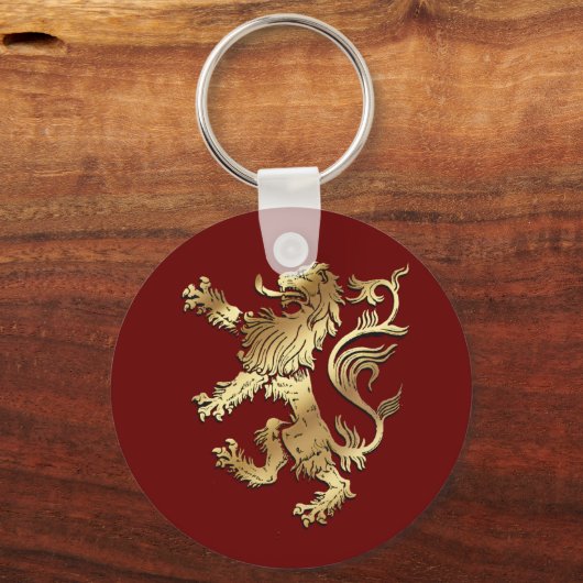 非常にカッコいいコートの腕のスタイルライオンは贈り物 キーホルダー (正面)