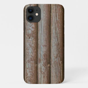 非常にカッコいいシミュレートされた木材プランクスiPhoneケース iPhone 11 ケース