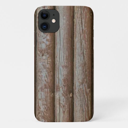 非常にカッコいいシミュレートされた木材プランクスiPhoneケース Case-Mate iPhoneケース (裏面)