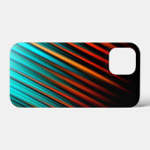 非常にカッコいいモダン数々の色のストライプの付いた Case-Mate iPhoneケース (裏面 (横))