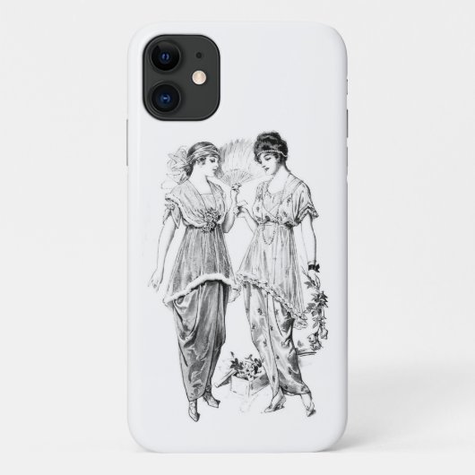 非常にカッコいいヴィンテージの女性のiPhoneケース Case-Mate iPhoneケース (裏面)