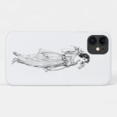 非常にカッコいいヴィンテージの女性のiPhoneケース Case-Mate iPhoneケース (裏面(横))