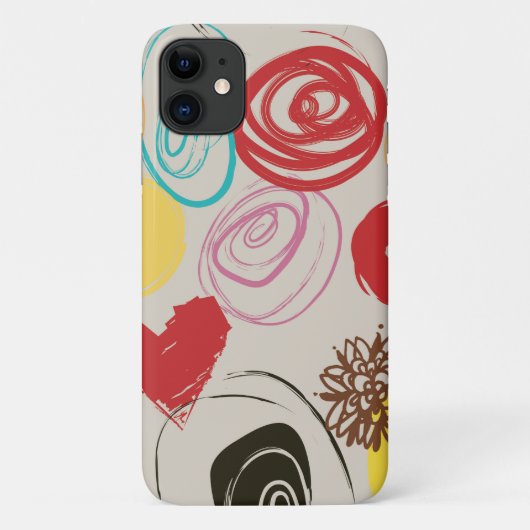 非常にカッコいい抽象芸術Scribble iPhoneケース Case-Mate iPhoneケース (裏面)