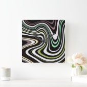 非常にカッコいい スクエア壁時計 (ホーム)