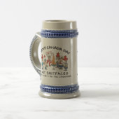 非常にカナダおもしろいで幸せな日 ビールジョッキ (正面左)