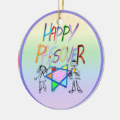 非常にカラフルな過ぎ越しの祝いのオーナメント セラミックオーナメント (左)