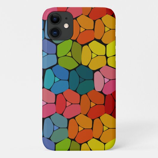 非常にカラフルカッコいい抽象芸術の形状iPhoneケース Case-Mate iPhoneケース (裏面)