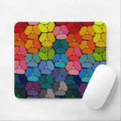 非常にカラフルカッコいい抽象芸術シェイプMouse Mat マウスパッド (マウス)