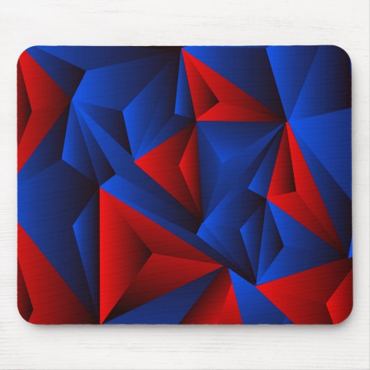 非常にカラフルカッコいい抽象芸術シェイプMouse Mat マウスパッド (正面)