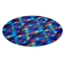 非常にカラフル画像、距離効果、暗い。 カッティングボード