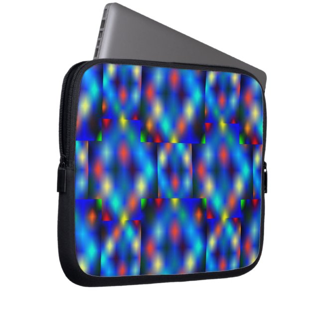 非常にカラフル画像、距離効果、暗い。 ラップトップスリーブ (正面右)