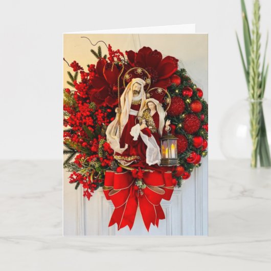 「非常にクリスタ賛美マ」を望む カード (正面)