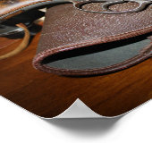 非常にクールアンティークナガントリボルバー写真 ポスター (角)