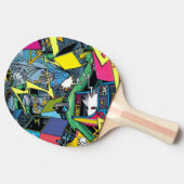 非常にクールビデオゲームのグラフィティ 卓球ラケット (横)