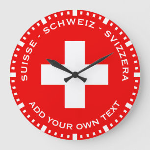 非常にスイスの時計 ラージ壁時計