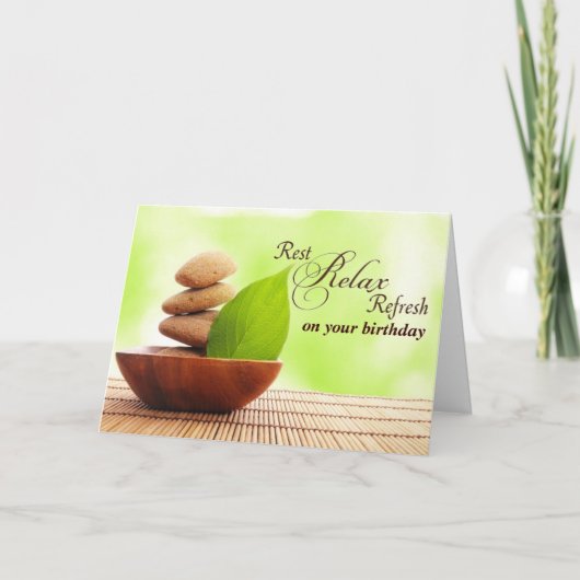 非常にスパ誕生日(カード)を持っている カード (正面)