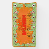 非常にスリムなハロウィンバナー 横断幕 (縦)