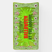 非常にスリムなハロウィンバナー 横断幕 (縦)