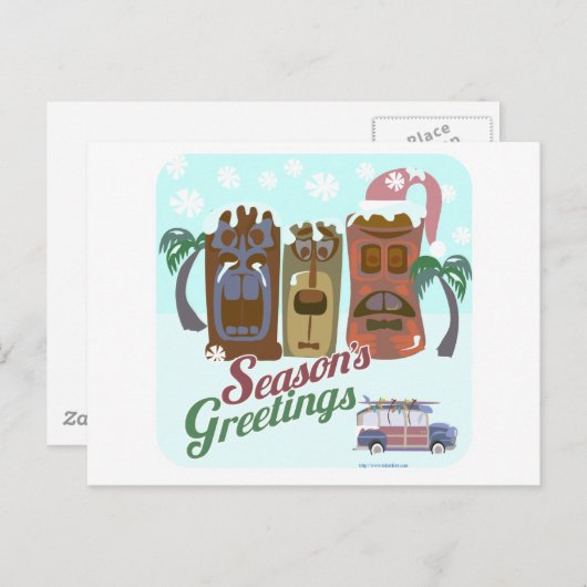 非常にチキなホリデー シーズンポストカード (正面/裏面)