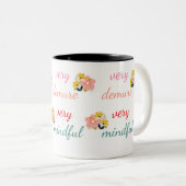 非常にデムア、非常に心を込めて ツートーンマグカップ (正面右)