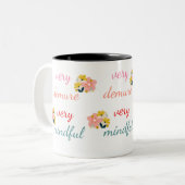 非常にデムア、非常に心を込めて ツートーンマグカップ (正面左)