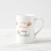 非常にデムア、非常に心を込めて ボーンチャイナマグカップ (右)