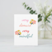 非常にデムア、非常に心を込めて ポストカード (スタンド正面)