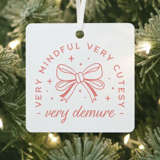 非常にデムコケ名門私立校風のリボン美学 メタルオーナメント (インサイチュ)