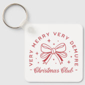 非常にデムマインドクリスマスコケットの美学 キーホルダー (正面)