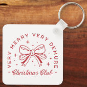 非常にデムマインドクリスマスコケットの美学 キーホルダー (裏面)