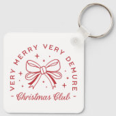 非常にデムマインドクリスマスコケットの美学 キーホルダー (裏面)