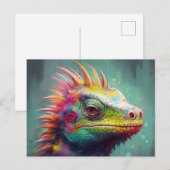 非常にトカゲのカラフル多い ポストカード (正面/裏面)