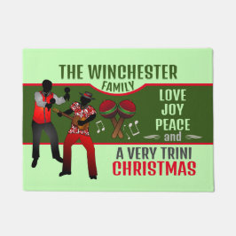 非常にトリニのクリスマスを持つPARRANDEROS ドアマット