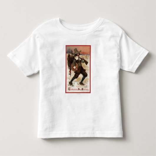 非常にトルコの幸せなハンター トドラーTシャツ (正面)