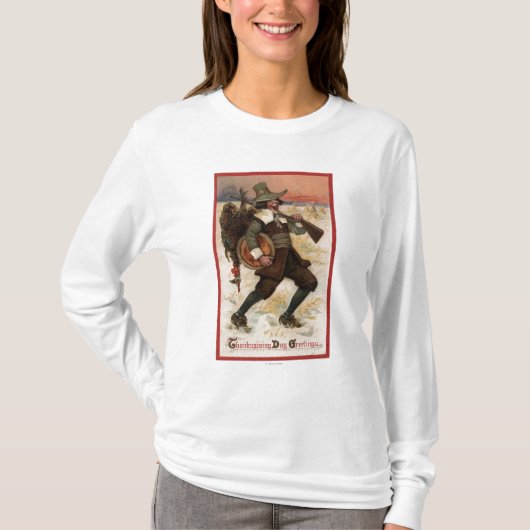 非常にトルコの幸せなハンター Tシャツ (正面)