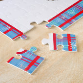 非常にドイツの羊飼いのキャンディーケーンクリスマス ジグソーパズル (側面)