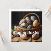 非常にハッピーイースターがある カード (正面/裏面インサイチュ)