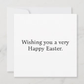 非常にハッピーイースターがある カード (裏面)