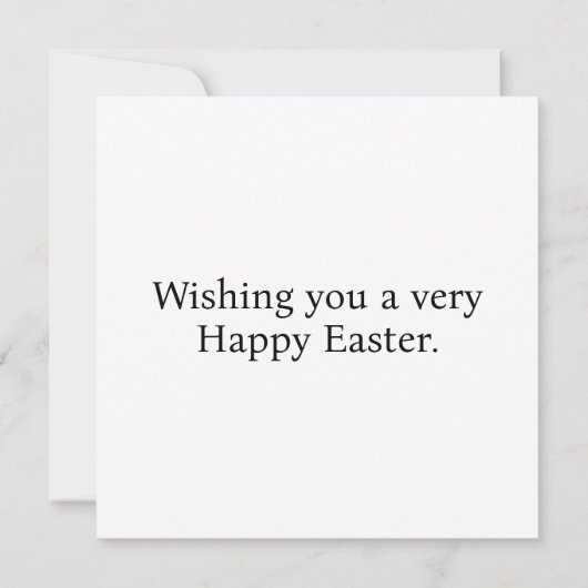 非常にハッピーイースターがある カード (裏面)