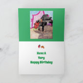 非常にハッピーバースデー🎁🎂🎈🎊 カード (内部)