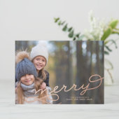 非常にバラのメリー金ゴールドクリスマスカード シーズンカード (スタンド正面)