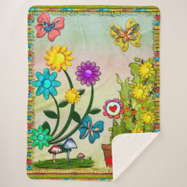 非常にヒッピーな日お洒落ファンタジー シェルパブランケット