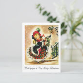 非常にビクトリアン愉快なクリスマス シーズンポストカード (スタンド正面)