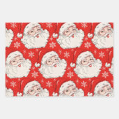 非常にビンテージのクリスマスラッピング紙シート ラッピングペーパーシート (正面3)
