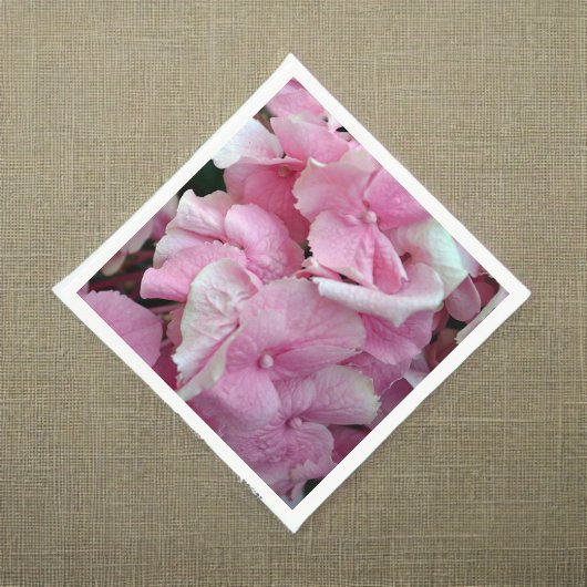 非常にピンクアジサイのナプキンズ スタンダードカクテルナプキン